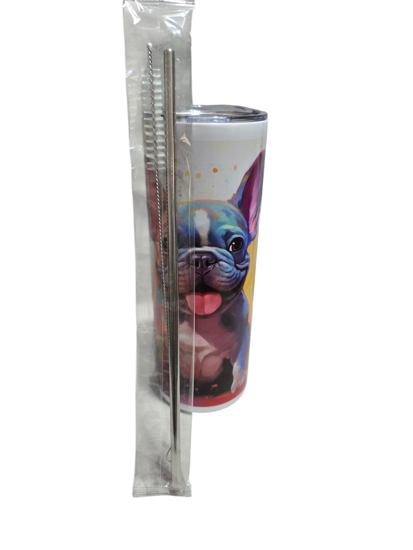 Tumbler personnalisé bouledogue français
