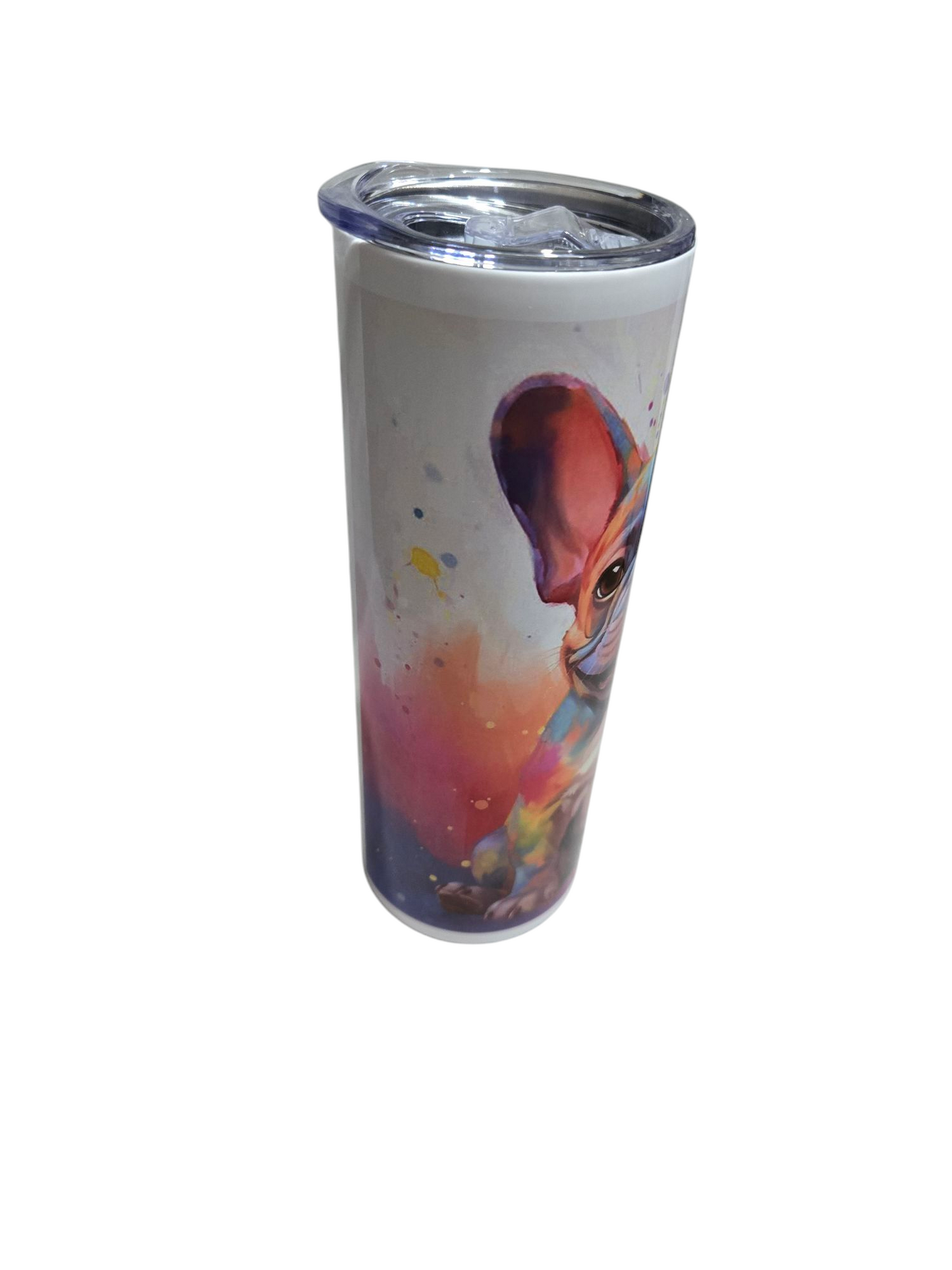 Tumbler personnalisé bouledogue français