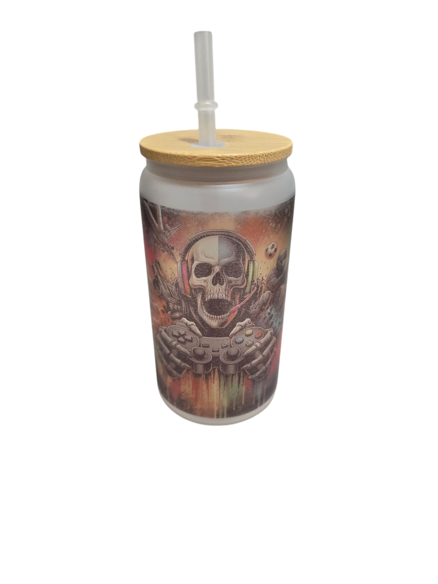 Pot en verre personnalisé gaming