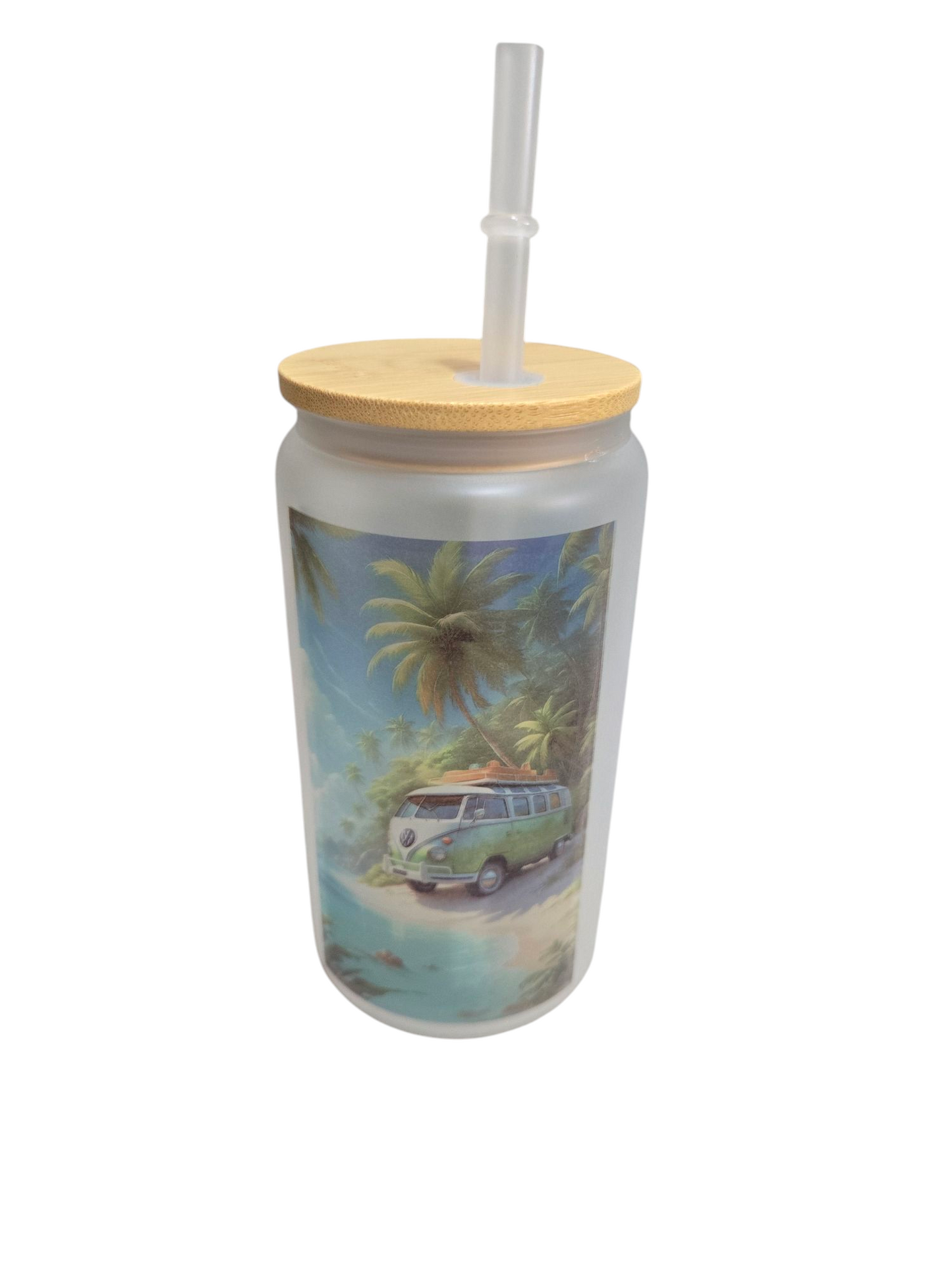 Pot en verre personnalisé combi Volkswagen