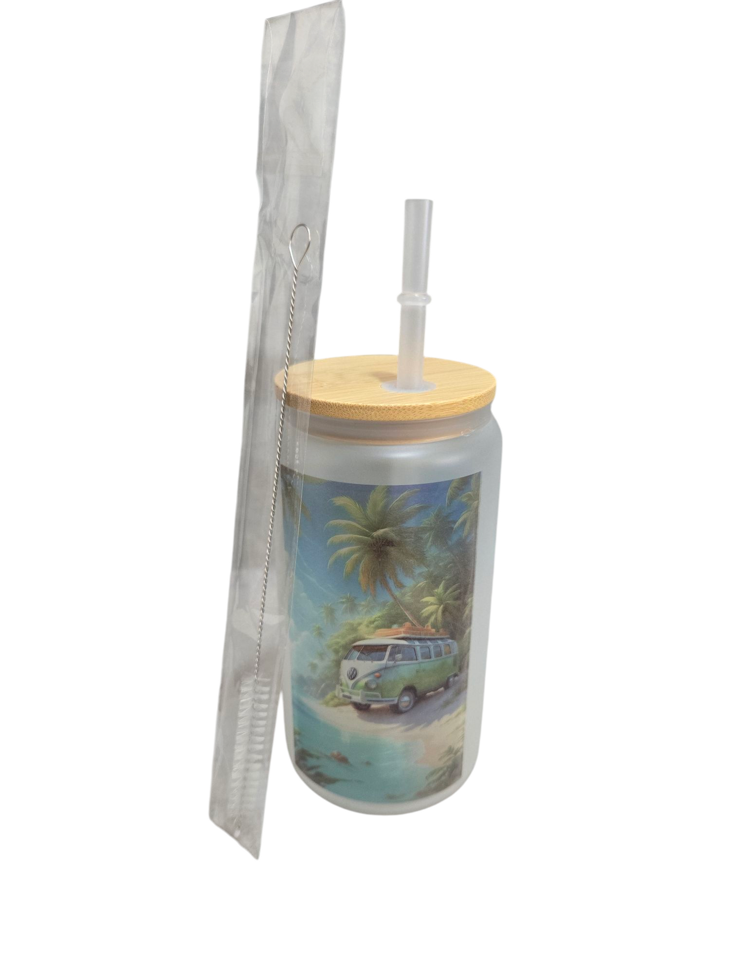 Pot en verre personnalisé combi Volkswagen