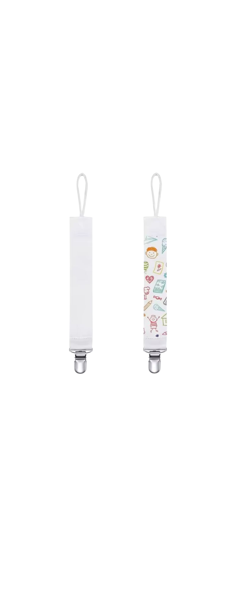 Accroche tétine bébé à personnalisé 260mm