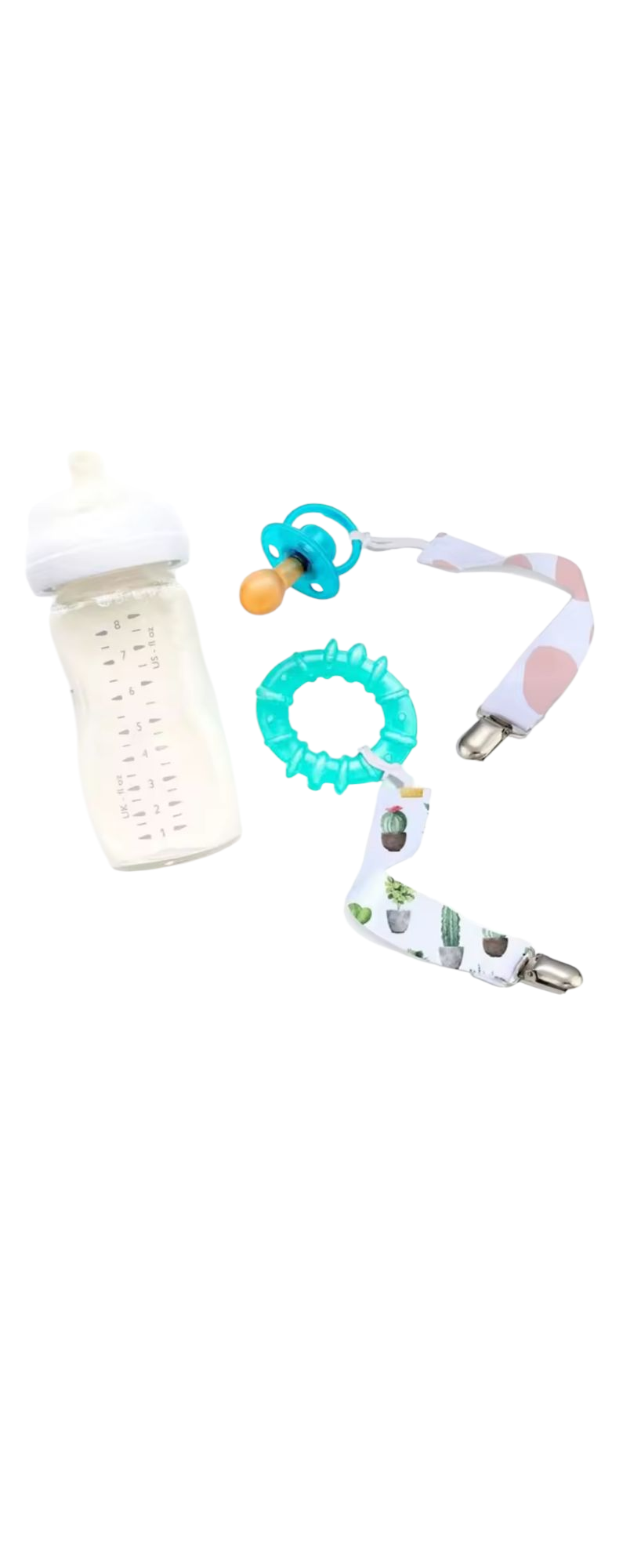 Accroche tétine bébé à personnalisé 260mm